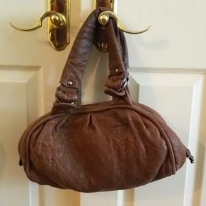 CHANEL Bag Purse Leather Brown